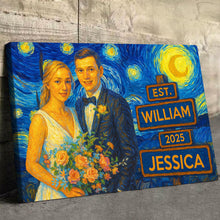 Starry Night Photo Theme For Loved One - Turn Your Moment Into An Art Piece - Anniversary Gift For Couple, Him, Her, Husband, Wife