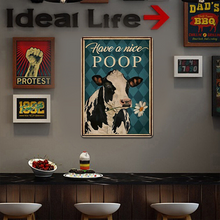 Personalized Custom Metal Sign Funny Biting the Daisies Bathroom Farmhouse Metal Sign For Restroom