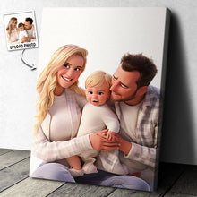 Custom Cartoon-Style Canvas - Personalized Customized Canvas - Gift For Weddings, Pets & Family Memories