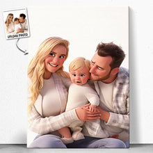 Custom Cartoon-Style Canvas - Personalized Customized Canvas - Gift For Weddings, Pets & Family Memories