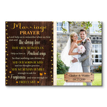 Custom Photo Marriage Prayer Personalized Custom Poster Gifts For Couple