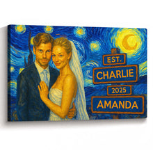 Starry Night Photo Theme For Loved One - Turn Your Moment Into An Art Piece - Anniversary Gift For Couple, Him, Her, Husband, Wife