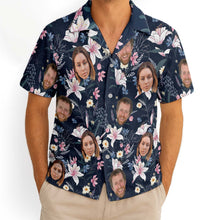 Custom Photo With Beloved Ones - Personalized Customized Hawaiian Shirt - Gift For Family Members, Best Friends