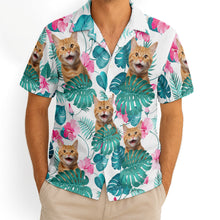 Custom Pet Photo Flowery - Personalized Customized Hawaiian Shirt - Lovely Gift For Pet Lovers