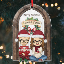 Merry Christmas - Customized Personalized Acrylic Ornament - Christmas Gift For Couple Husband Wife