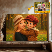 Cartoonize Family Photo Disney Style - Turn Your Photo to Cartoon Canvas - Gift For Family Members, Siblings