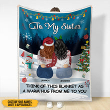 Personalized Custom Fleece Blanket To Bestie Customized Blanket Gifts For Bestie Friend