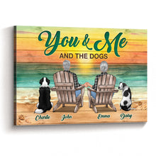 Personalized Customized Canvas Love Decoration For Pet Lover Couple