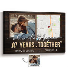 Where It All Began - Personalized Customized Canvas - Gift For Family, For Couples, Lovers