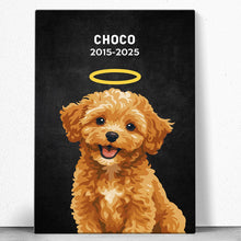 Cute Animation Art Style For Your Fur Angel - Personalized Customized Canvas - Unique Gift For Pet Lovers