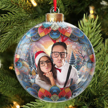 Custom Photo Family Christmas Bauble - Customized Acrylic Ornament - Christmas Gift For Familly