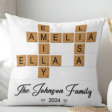 Make Your Room Trendy With Crossword Pillow - Customized Personalized Pillow - Gift For Family Members