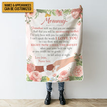 I Love You You Are Awesome Mommy - Family Personalized Custom Baby Blanket - Baby Shower Gift, Gift For First Mom