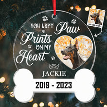 Custom Photo Forever In My Heart - Personalized Customized Ornament - Memorial Gifts For Pet Lovers