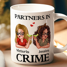 Proud To Be Your Partners In Crime - Customized Personalized Mug - Gift For Besties, Sisters, Soul Sisters