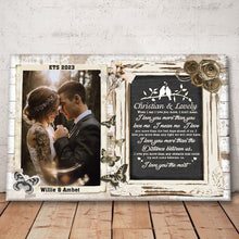 Christian And Lovely Wedding Anniversary Gifts Personalized Custom Framed Canvas Wall Art