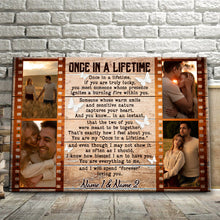 Once In A Life Time Memorial Canvas - Memorial Canvas, Wedding Gifts Personalized Custom Framed Canvas Wall Art