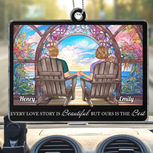 You Will Forever Be My Always - Customized Personalized Car Ornament - Gift For Couple Husband Wife