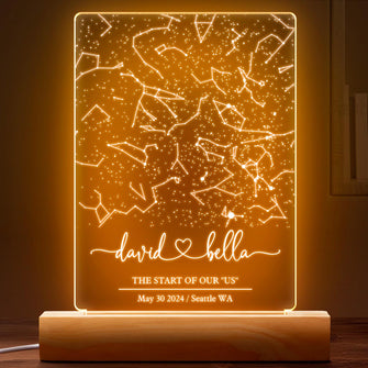 The Star Of Our Story - Personalized Customized 3D LED Light - Valentine's Day Gift For Couples, Lovers