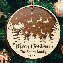 Christmas Tree - Personalized 2-Layered Wooden Ornament - Christmas Gift For Family, Friend