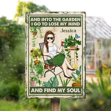 I Garden I Drink I Know Things - Personalized Customized Metal Sign - Gift For Gardening Lover, Wife, Her