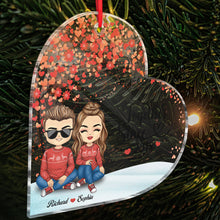 Togerher Since - Customized Personalized Acrylic Ornament - Gift For Couple Husband Wife