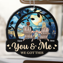 You & Me We Got This - Personalized Acrylic Car Ornament - Gift For Couple Husband Wife