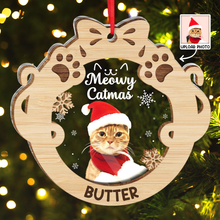 Meowy Catmas -  Personalized 2-Layered Mix Ornament - Gift For Pet Lovers, Cat Lovers