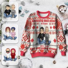 Annoying Each Other And Still Going Strong - Gift For Couple - Personality Customized Ugly Sweater