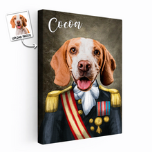 Custom Photo Funny Pet Portrait - Personalized Customized Canvas - Gift For Pet Lovers, Dog Lovers