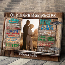 Custom Photo Personalized Canvas - Special Wedding Souvenirs For Husband And Wife - Gifts For Couples