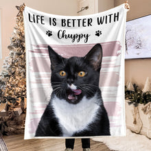 Custom Photo Upload Pet Image -  Personalized Blanket - Gift For Dog Lovers