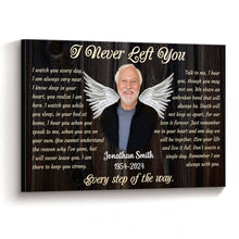 I Never Left You - Personalized Customized Canvas - Memorial Gift For Family Members