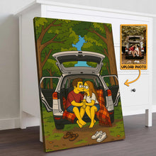 Simpsonize Couple Photo - Turn Your Photo to Simpsons Canvas - Gift For Couple, Him, Her