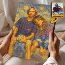 Starry Night Sky Photo Theme - Turn Your Moments With Loved Ones Into An Art Piece - Unique Gift For Family Members, Siblings, Friends