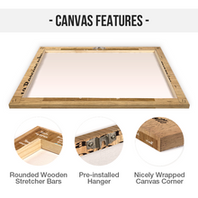 Custom Photo 14 Reasons Why I Love You Valentine's Day Gifts Couple Personalized Custom Framed Canvas Wall Art