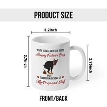 Thanks For Picking Up My Poop & Stuff - Personalized Custom Ceramic Mug Gift For Dog Lovers