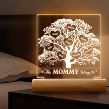 Family Tree This Grandma Belongs To - Personalized Customized 3D LED Light - Gift For Family Members, Grandparents