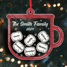 Family Love Is Lit Up Brightly - Personality Customized Ornament - Gifts For Family