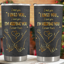 My Heart Is Perfect Because You Are Inside - Personalized Custom Tumbler - Gifts For Husband Wife, Anniversary