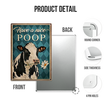 Personalized Custom Metal Sign Funny Biting the Daisies Bathroom Farmhouse Metal Sign For Restroom