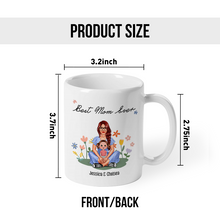 Best Mom Ever Mother Sitting With Kids Gift For Mother Personalized Custom Ceramic Mug