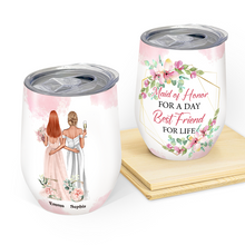 Friend's Wedding Gift - Personality Customized Wine Tumbler - Gift For Best Friend