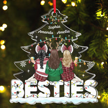 Christmas Bestie - Customized Personalized Arylic Ornament - Best Gift For Best Friend Gift Ideas