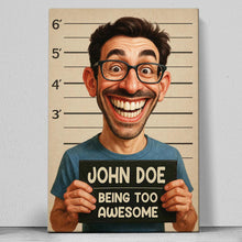 Custom Photo Funny Art Caricature Style - Personalized Customized Canvas - Unique Gift For Family Members, Best Friends, Siblings