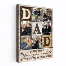 Custom Photo But To Us - Customized Personalized Canvas - Gift For Family Father Dad Father's Day Gift Ideas