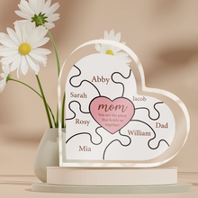 You Are The Piece Hold Us - Personality Customized Acrylic Plaque - Gift For Mom Mother's Day Gift