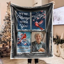 I'm Always With You - Personalized Photo Blanket - Sympathy Gift For Memorial