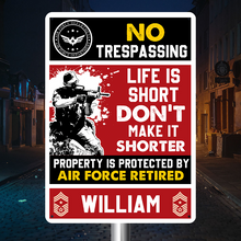 Life Is Short - Personality Customized Metal Sign - Gift For Man Warning Sign