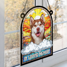 Custom Photo In Loving Memory - Personalized Acrylic Window Suncatcher - Memorial Gift For Pet Loss